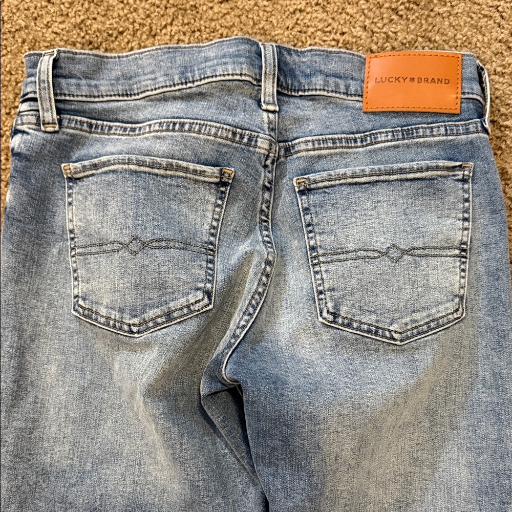 Lucky Brand Sweet Mid-RiseBlue Flared Women's Jeans - Picture 3 of 7